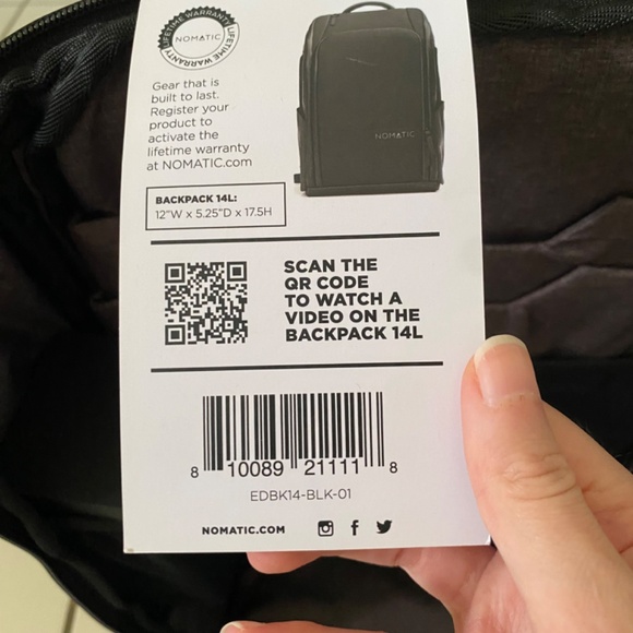 17L Nomatic Backpack - brand new - Picture 11 of 13